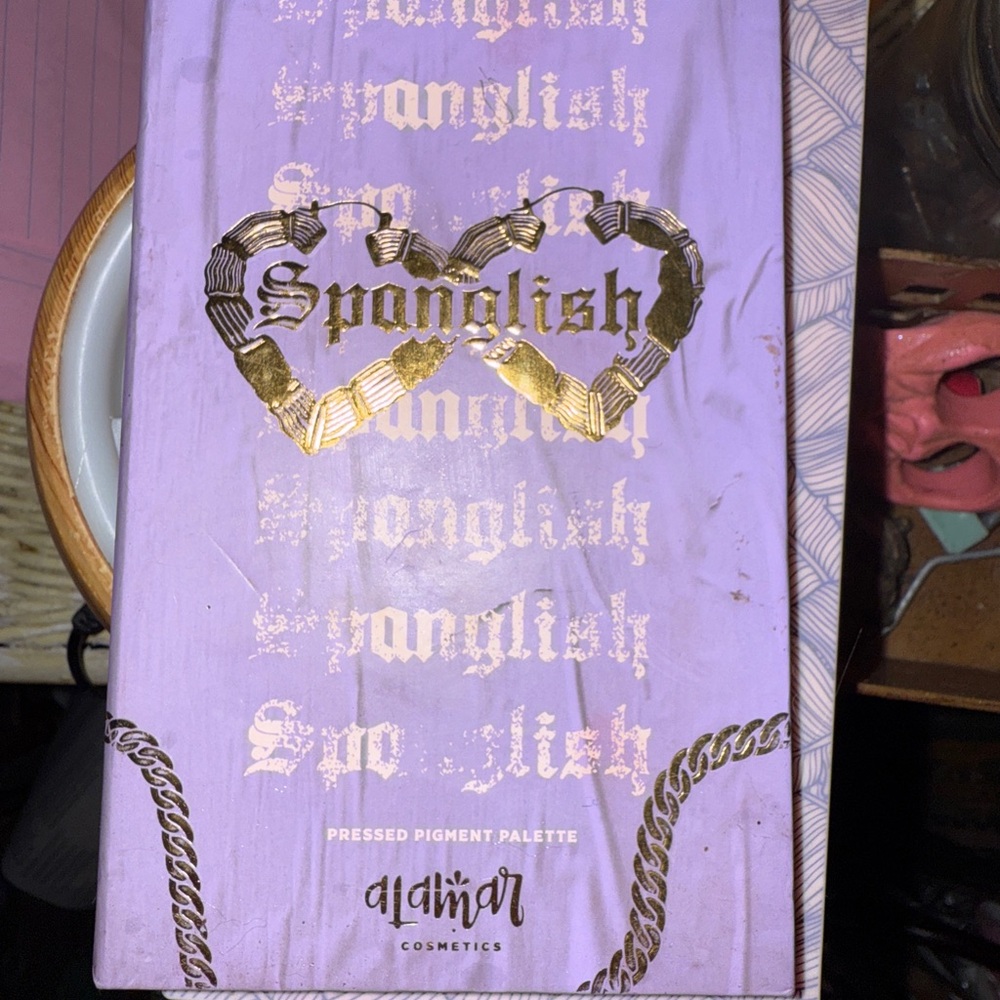 Alamar Spanglish Palette in Purple and Gold